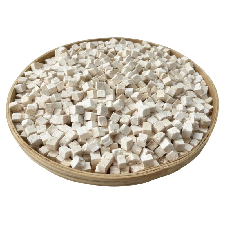 天然无硫普洱白茯苓丁干货