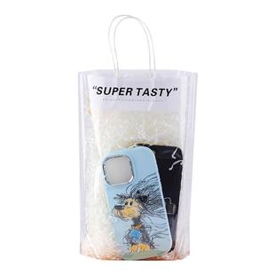 圣诞透明礼品袋手机壳包装袋伴手礼袋小号礼物手提袋玩具袋塑料袋