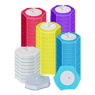 宝家洁一次性马桶刷头杀菌替换片去污替换头除臭清洁可泡抛式通用