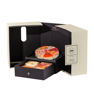 寿司三文鱼刺身蛋糕打包盒