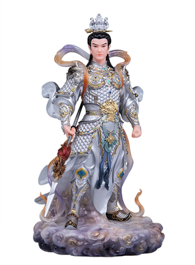 汉白玉五虎上将赵子龙神像供奉