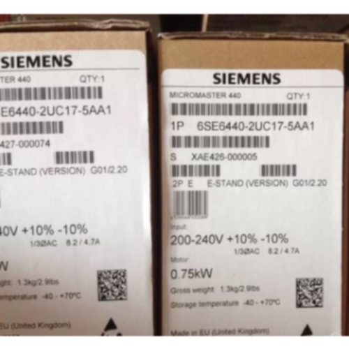 议价6SE6440-2UC17-5AA1西门子m440 0.75kW变频器6SE64402UC175AA