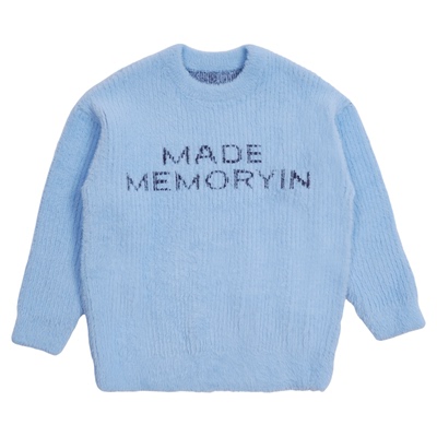 memoryin童装字母印花毛衣