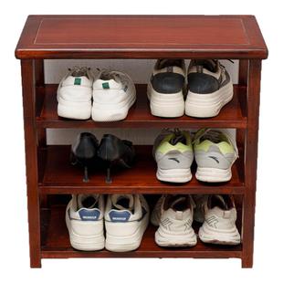换鞋凳全实木老人可坐承重榫卯整装门厅家门口小鞋柜鞋架源头工厂