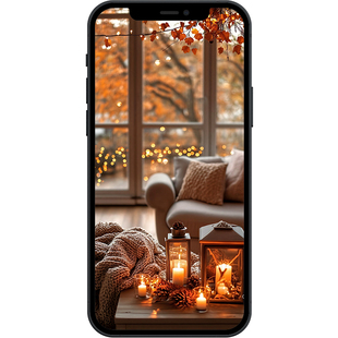 秋日暖光客厅治愈8K超清壁纸iphone苹果安卓手机电脑ipad平板壁纸