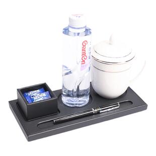 皮质会议室杯垫酒店创意杯托商务杯垫办公用品PU杯垫高端LOGO定制