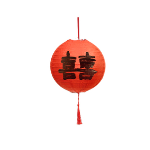 喜字灯笼壁挂婚客厅房门口装饰走廊挂饰结婚场景婚房布置婚庆用品