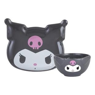 库洛米碗碟套装家用陶瓷餐具吃米饭碗2025年新款可爱盘子碗筷套装