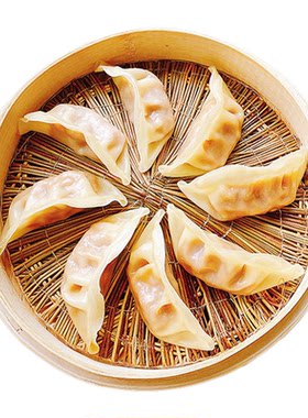 千味央厨韭菜肉蒸煎饺白菜饺子