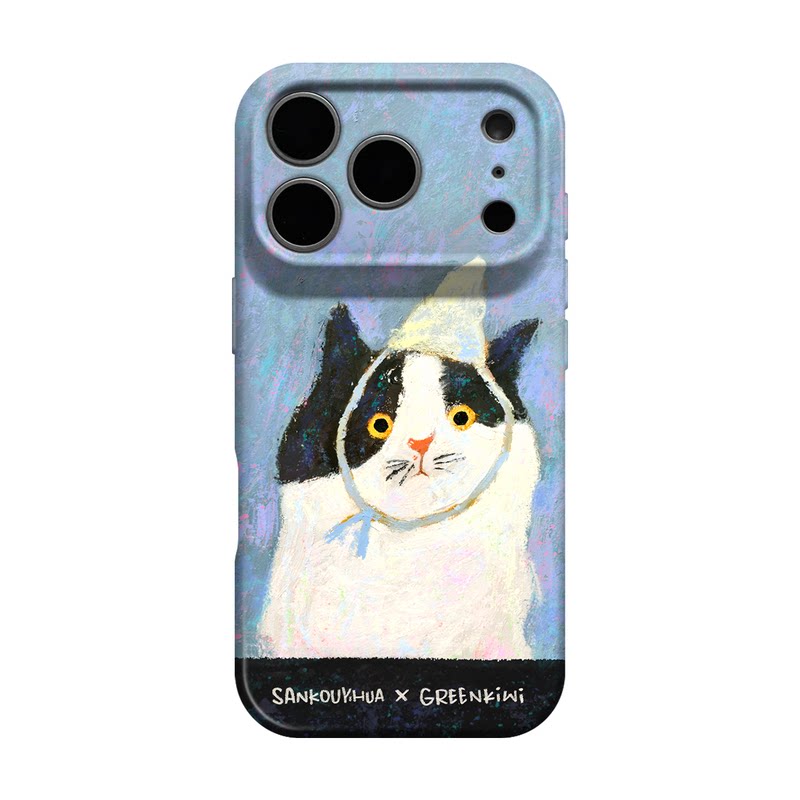 王星越同款呆呆咪 适用iPhone17苹果16promax手机保护壳18pm小米15韩系ins风14可爱搞怪13小众艺术