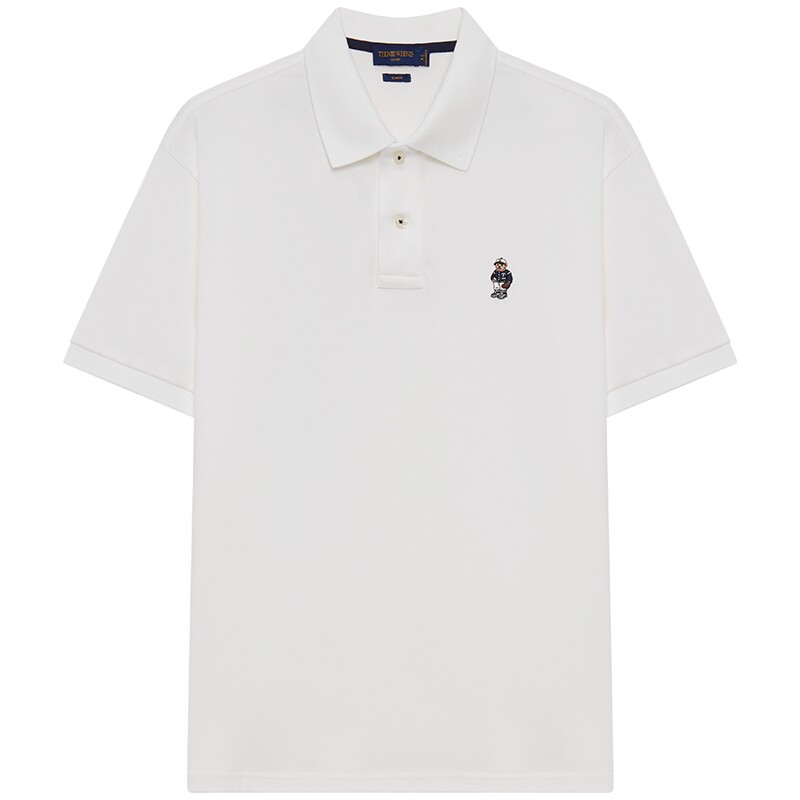 TeenieWeenie小熊男夏新品复古商务休闲短袖polo衫