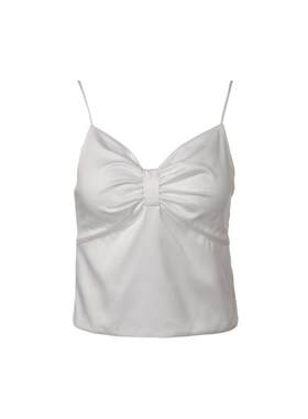 YINER音儿女装夏季时尚抽褶打底衫百搭吊带小背心女