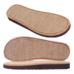 手工毛线鞋底亚麻鞋底手工编织凉鞋鞋底勾拖鞋毛线和鞋底子拖鞋底