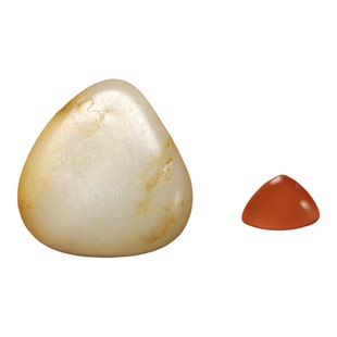 秋会长的和田玉新疆天然黄皮白玉籽料原石挂件吊坠撒金皮NGTC国检