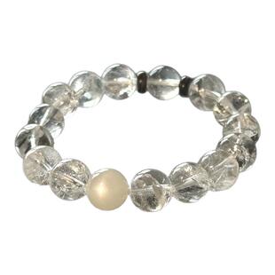 「月映千川」戒焦戒躁抚心绪/天然白月光石白阿赛/净化滋养女手串