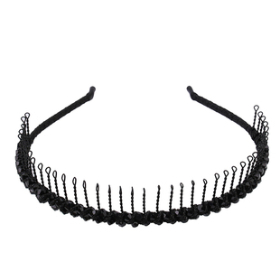 金属发箍女洗脸专用压发卡碎发不勒头发夹带齿中老年人铁头箍新款