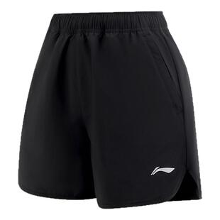 李宁运动短裤女2026夏季新款速干透气跑步专用薄款冰丝瑜伽健身裤