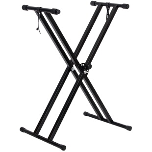 便携式电子琴古筝架子x型双管层折叠电钢琴架通用家用midi键盘架
