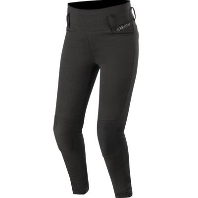 弹力紧身a星女士机车裤