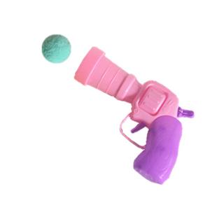 猫咪静音球弹簧发射器巡回无声球追逐玩耍飞碟枪益智互动逗猫玩具