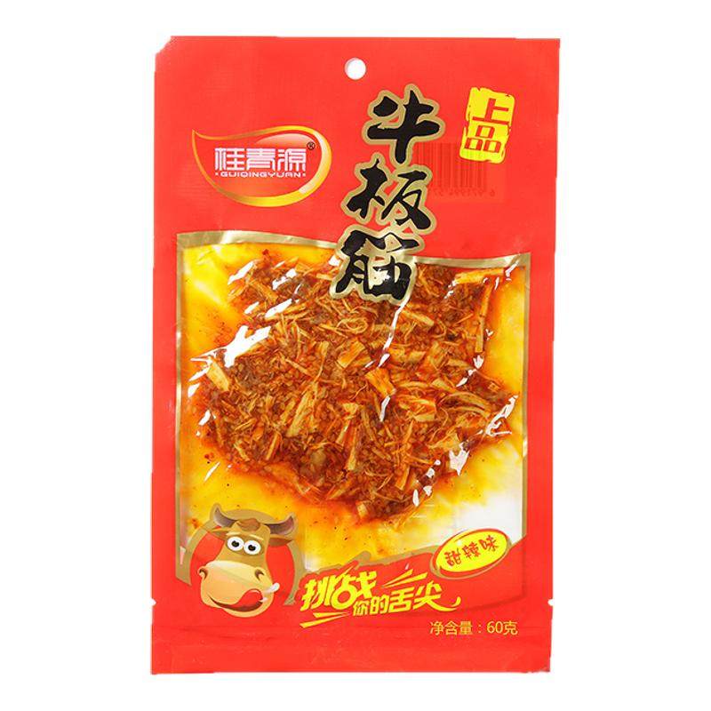 桂青源60g牛板筋超市款休闲零食