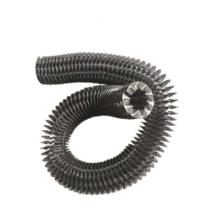 不锈钢螺旋式空翅片铜铝散热片冷却管挤压翅片管散热换热管可定制