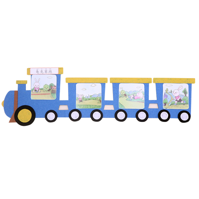 故事排序列车玩教具幼儿园自制手工玩具大班语言区域区角制作材料