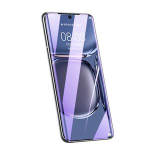 适用华为p50pro钢化膜全覆盖p50pro手机膜全包边抗摔屏保huawei防窥膜曲面防爆uv全胶水凝膜玻璃高清贴膜保护