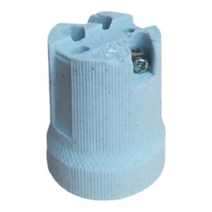 陶瓷灯头E27螺口耐高温大功率家用接线全牙铜芯灯口吸顶罗口灯座