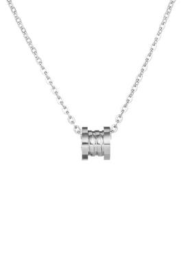 小蛮腰男士项链轻奢高级感钛钢银色男百搭卫衣毛衣链配饰长款挂坠