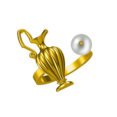 圈外羊原创设计水罐戒指