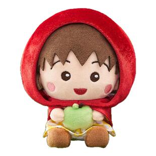 正版灵动潮品盲盒玩具樱桃小丸子小红帽花轮同学毛绒玩偶公仔挂件