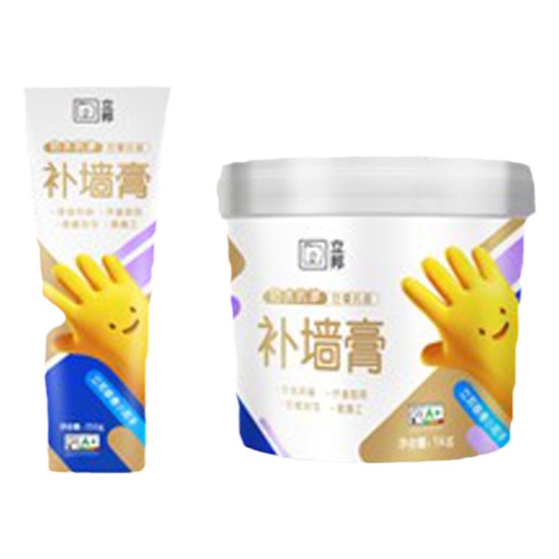 立邦补墙膏墙面修补膏白色防水潮湿起皮脱落墙壁乳胶漆修复腻子粉