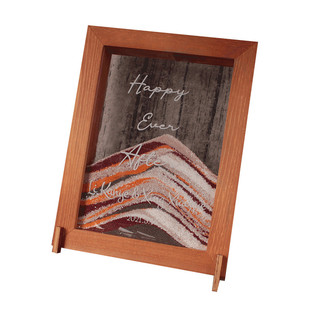 婚礼ins风创意个性定制备婚好物流沙沙画签到框纪念结婚庆签名板