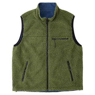 【季末折扣】GRAMICCI小野人冬季男女款两面穿马甲上衣外套J015