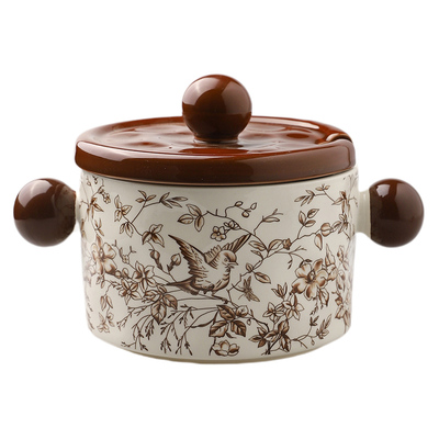 舍里带滤网双耳防烫油泼辣子罐子