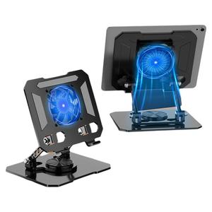 2024新款平板笔记本通用金属碳素钢支架散热器可折叠旋转降温神器