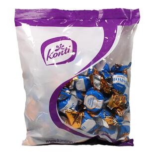 俄罗斯巧克力糖果进口康吉牌慕斯牛奶味夹心糖网红零食新年喜糖