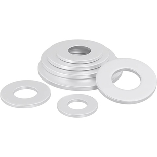 6061铝合金平垫片加大螺丝介子华司加厚平垫圈M4M5M6M8M10M12-M20