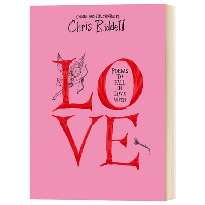 英文原版 爱的诗歌 Chris Riddell 插画 礼品书 情人节 Poems to Fall in Love With 进口正版