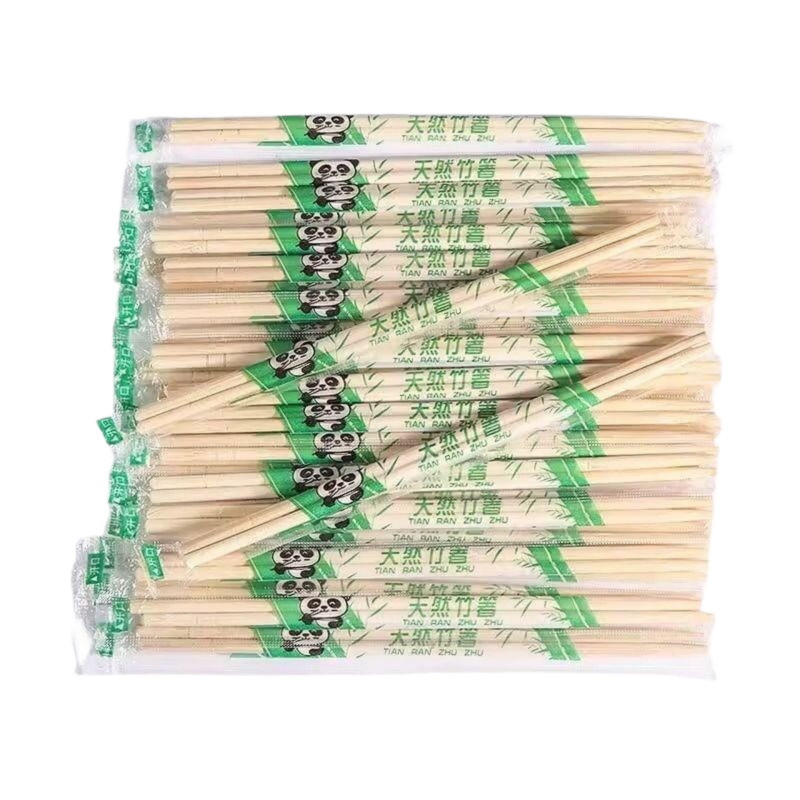 一次性竹圆筷独立装商用外卖批发