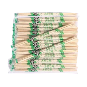 一次性竹圆筷独立装商用外卖批发