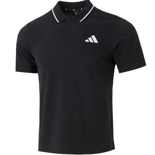 滔搏adidas阿迪达斯男子POLO衫舒适运动休闲短袖T恤JE9023