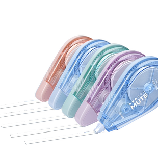 得力修正带实惠装学生用顺滑大容量涂改液改错带修改字高颜值少女生ins网红简约初中带迷你可爱静音文具批发