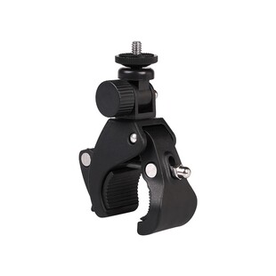 单反数码相机钳式支架DV单车云台180度蟹夹大力夹三脚架增机位夹