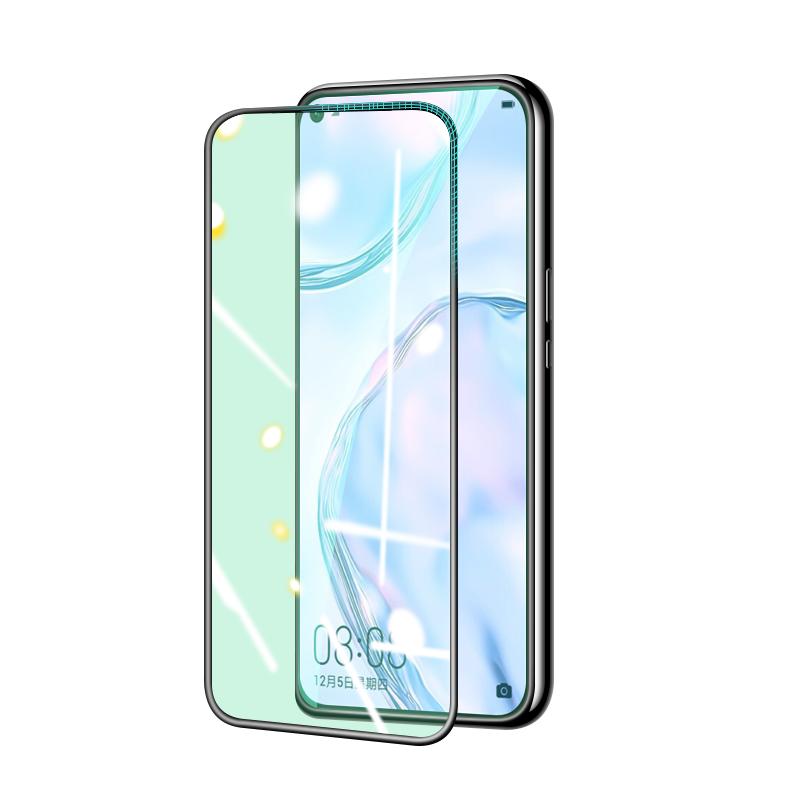 华为nova6钢化膜绿光全屏覆盖