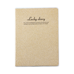 申士胶套本 笔记本子 25K加厚日记本 清新简约亮面A5胶套记事本小号软面抄 学生用创意课堂笔记作业练习本18K