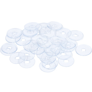 透明手串硅胶隔片配件超薄珍珠水晶黄金塑料隔珠文玩垫片串珠隔垫