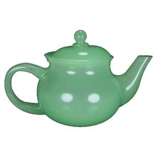 【玉石茶壶】碧玉色玉石茶壶泡茶壶茶杯单个家用功夫养生泡茶茶具