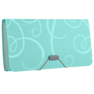 小号多功能票据收纳册存单夹单据火车票机票收纳风琴包13层大容量各类证件收据单据分类整理收集册文件夹子